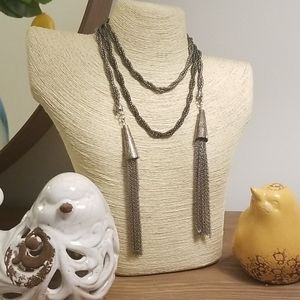 Necklace chainlink wrap